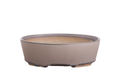 Oval A Bonsai Pot 8 Inch – Straight‑Sided Oval Ceramic Bonsai & Succulent Planter, High‑Fired Frost‑Proof Stoneware with Drainage & Wiring Holes, Handmade in USA (Ocean) Willow Bonsai Ceramics