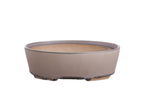 Oval A Bonsai Pot 8 Inch – Straight‑Sided Oval Ceramic Bonsai & Succulent Planter, High‑Fired Frost‑Proof Stoneware with Drainage & Wiring Holes, Handmade in USA (Ocean) Willow Bonsai Ceramics