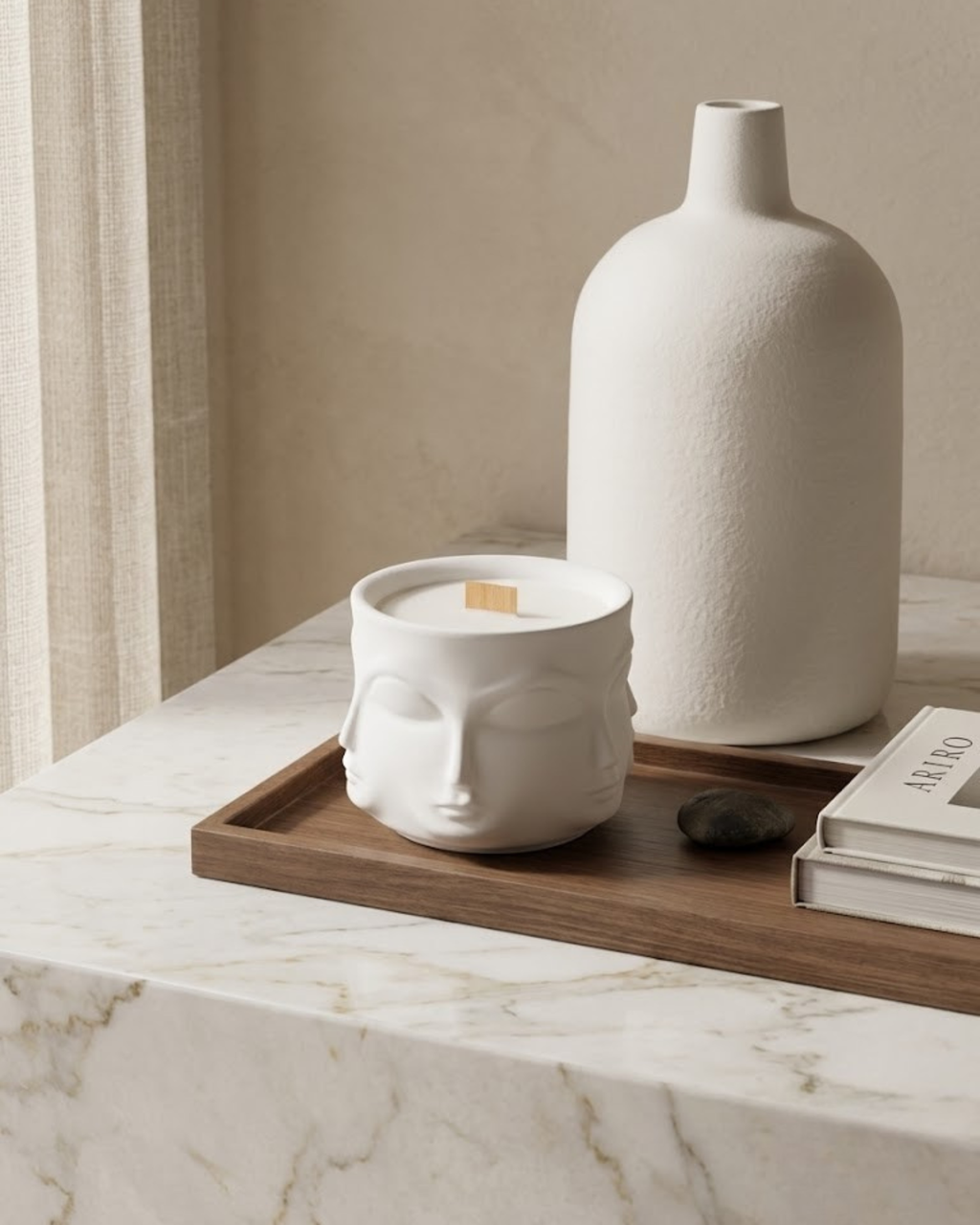 Silhouette Candle Jar Believe Candle