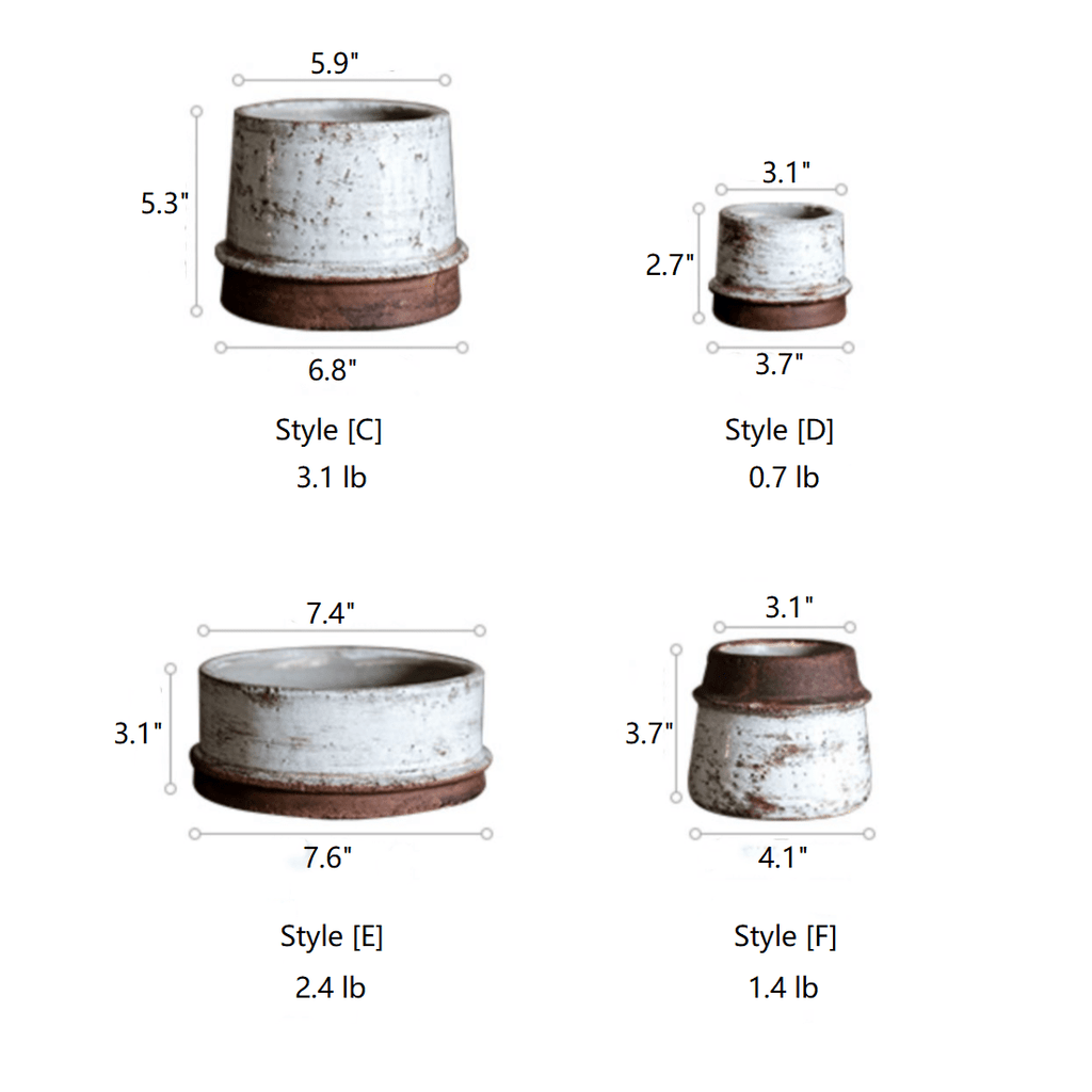 Restoration Ceramic Planter Vase RusticReach