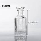 Minimalist Clear Glass Flower Vase DECORBITES