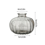 Minimalist Clear Glass Flower Vase DECORBITES