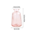 Minimalist Clear Glass Flower Vase DECORBITES