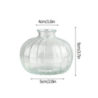 Minimalist Clear Glass Flower Vase DECORBITES