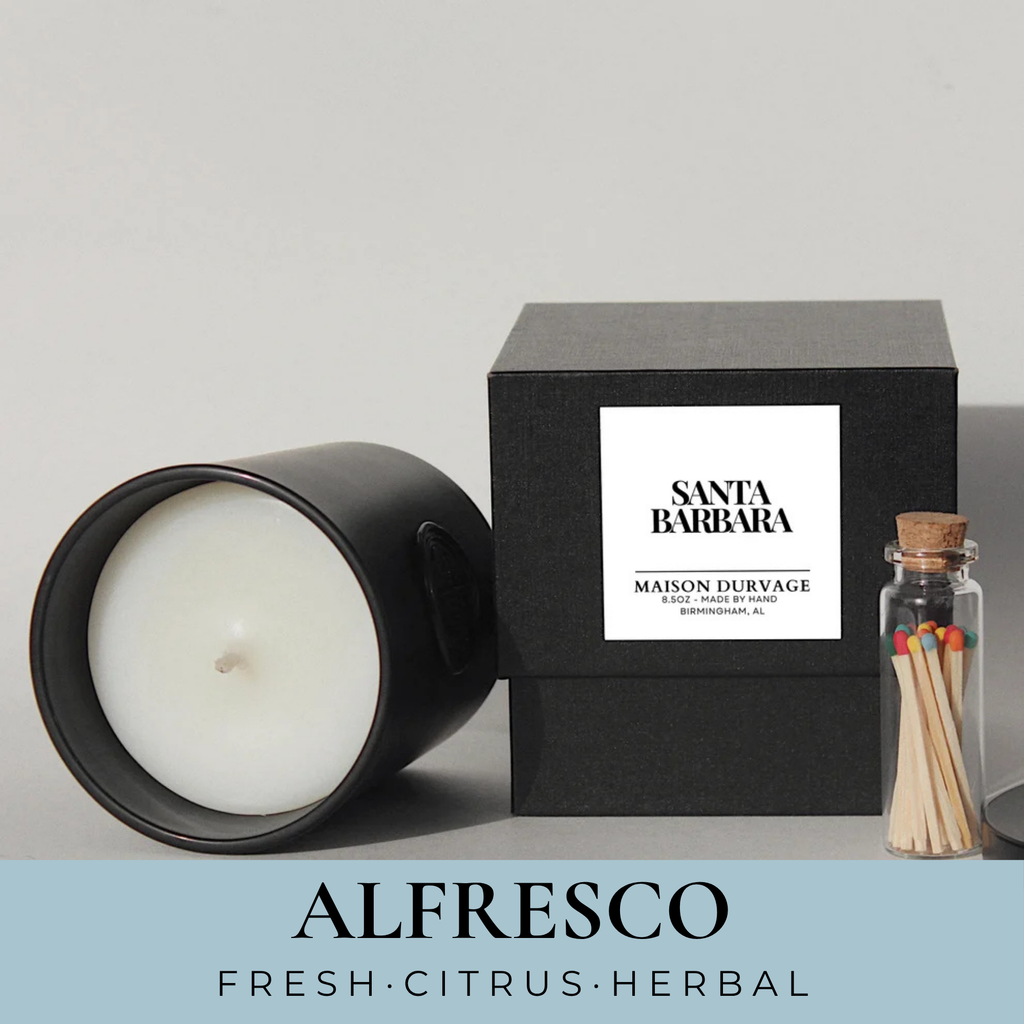8.5oz SANTA BARBARA CANDLE Maison Durvage
