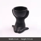 Adorable Humanoid Ceramic Succulent Planter Moderne Vases