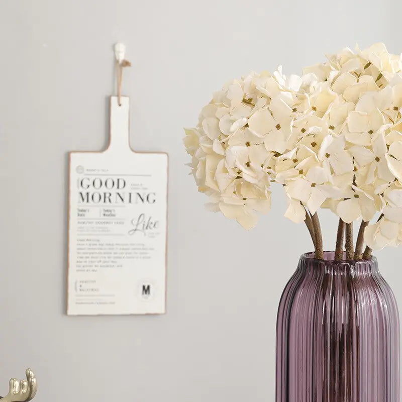 Vintage Hydrangea Artificial Flower Bouquet Moderne Vases