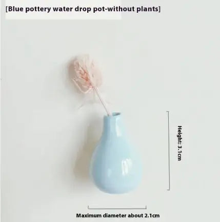 Plant Ceramic Vase Fridge Magnets Moderne Vases