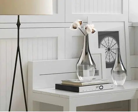 Modern Minimalist Glass Flower Vase Moderne Vases