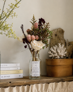 Dried Flower Reed Diffuser | Floral Home Fragrance with Caspia 8oz Nustad Family Ranch
