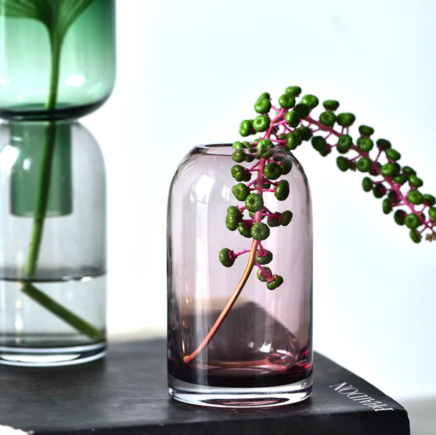Stained Glass Flower Vase Moderne Vases