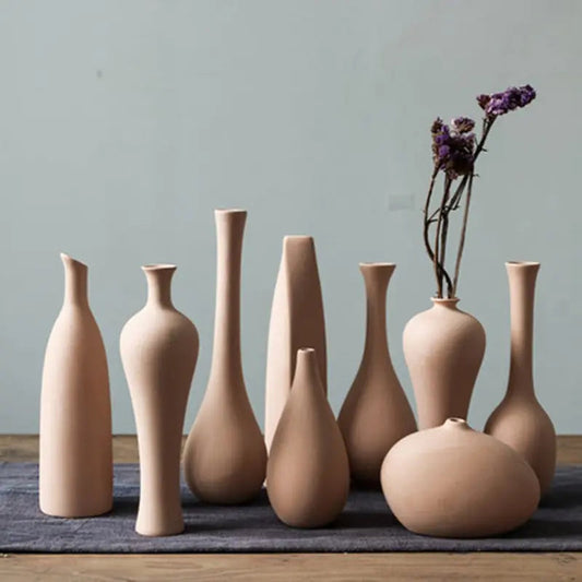 Minimalist Nordic Ceramic Vase Moderne Vases