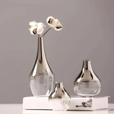 Modern Minimalist Glass Flower Vase Moderne Vases