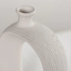 Modern White Ceramic Dried Flower Vase Moderne Vases