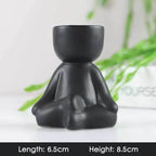 Adorable Humanoid Ceramic Succulent Planter Moderne Vases