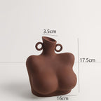 Feminine Sculpture Ceramic Vase Moderne Vases