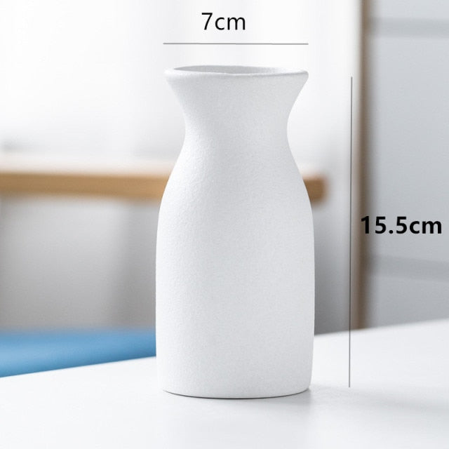 Frosted Ceramic Vases Moderne Vases