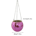 Disco Ball Hanging Vase Moderne Vases