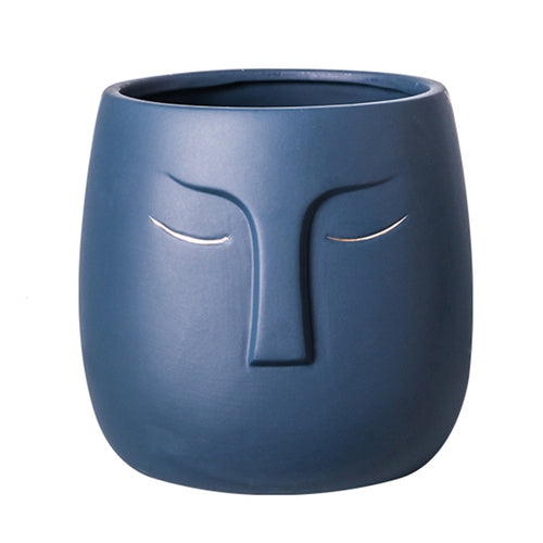 Creative Ceramic Face Vase Moderne Vases