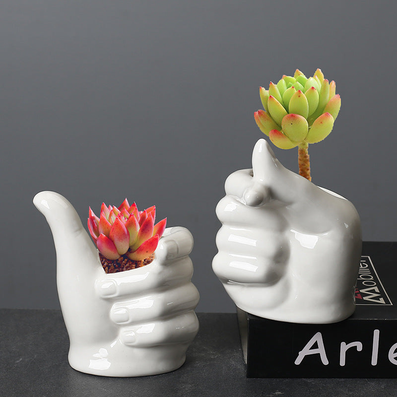 Hand Sculpture Vases Moderne Vases