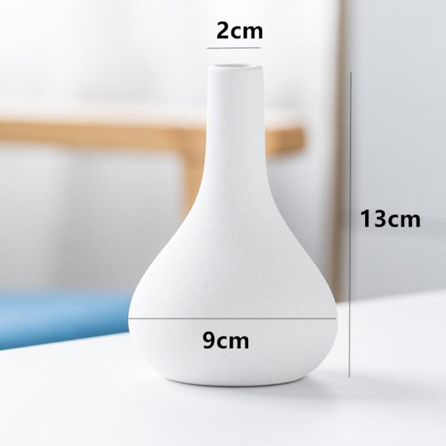 Frosted Ceramic Vases Moderne Vases