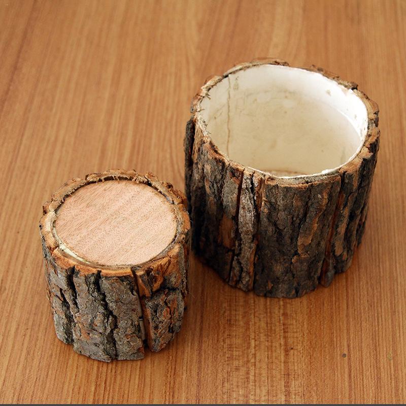 Timber Plant Pots Moderne Vases