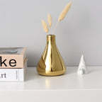 Nordic Luxury Gold Plated Vase Moderne Vases