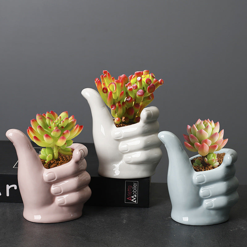 Hand Sculpture Vases Moderne Vases