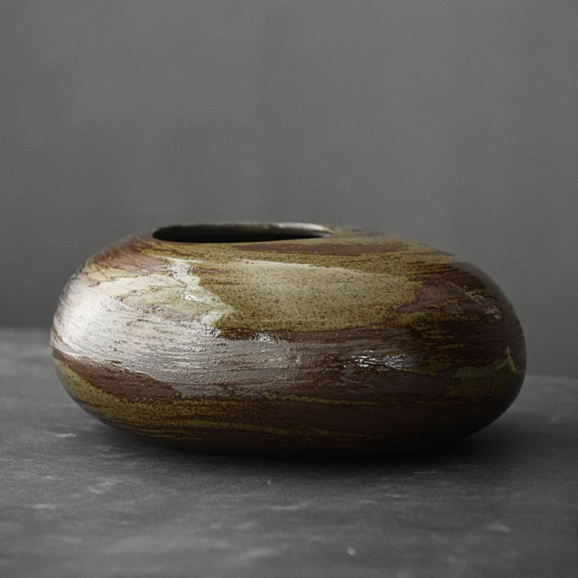 Glazed Japanese Ceramic Vases Moderne Vases