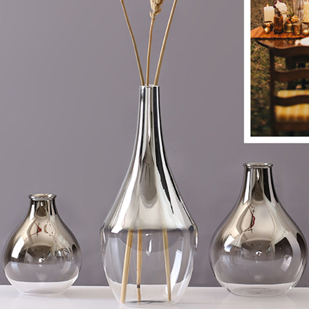 Nordic Flower Glass Vases Moderne Vases