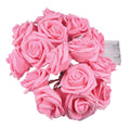 LED Silk Rose Flower Bouquet String Light Moderne Vases