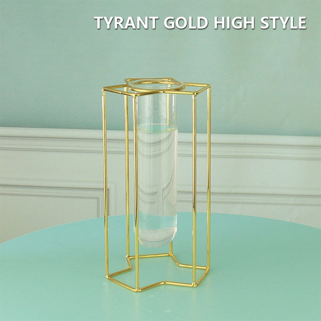 Creative Glass and Iron Vases Moderne Vases