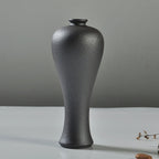 Black Ceramic Japanese Vase Moderne Vases