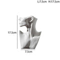 Feminine Silhouette Ceramic Vase Moderne Vases