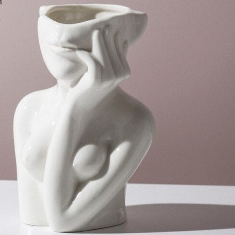 Body Shape Flower Vase Moderne Vases