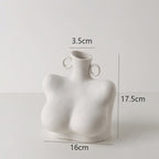 Feminine Sculpture Ceramic Vase Moderne Vases