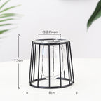 Nordic Glass and Metal Vases Moderne Vases