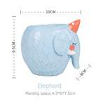 Cute Animals Plant Pots Moderne Vases
