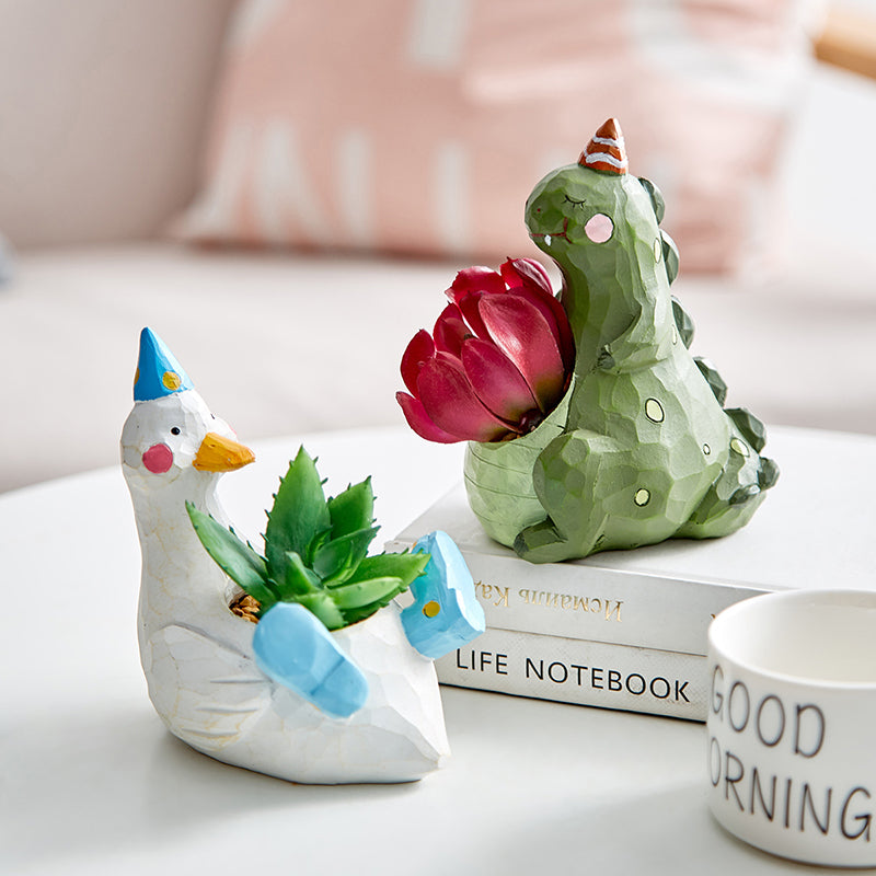 Cute Animals Plant Pots Moderne Vases