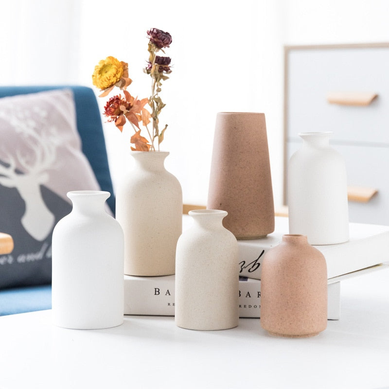 Simple Retro Frosted Vases Moderne Vases
