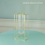 Creative Glass and Iron Vases Moderne Vases
