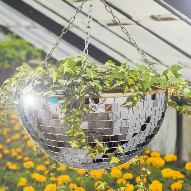 Disco Ball Hanging Vase Moderne Vases