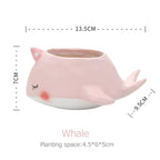 Cute Animals Plant Pots Moderne Vases