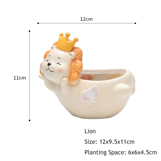 Fun Animals Plant Pots Moderne Vases