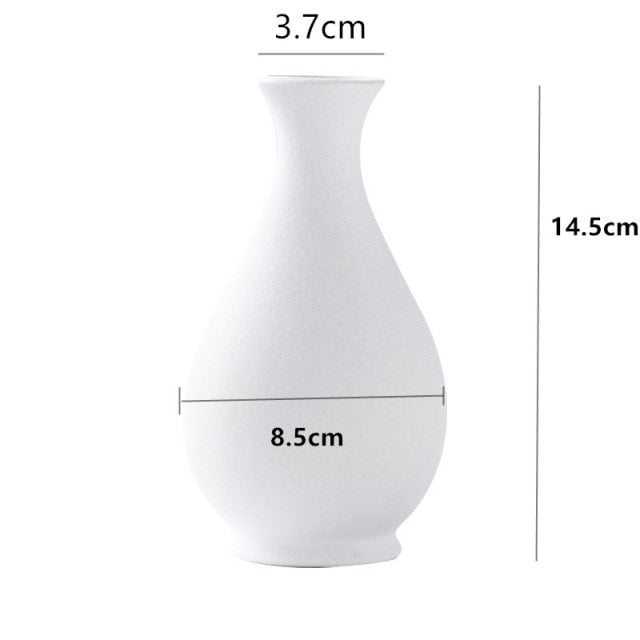 Frosted Ceramic Vases Moderne Vases
