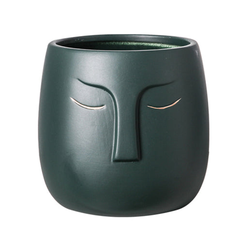 Creative Ceramic Face Vase Moderne Vases