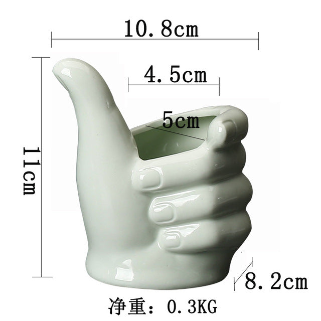 Hand Sculpture Vases Moderne Vases