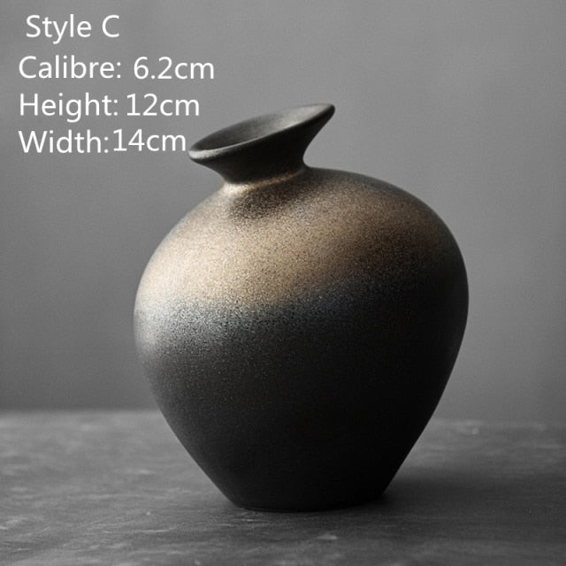 Glazed Japanese Ceramic Vases Moderne Vases