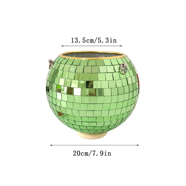 Disco Ball Hanging Vase Moderne Vases