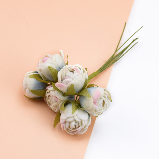 Silk Tea Buds Roses Moderne Vases